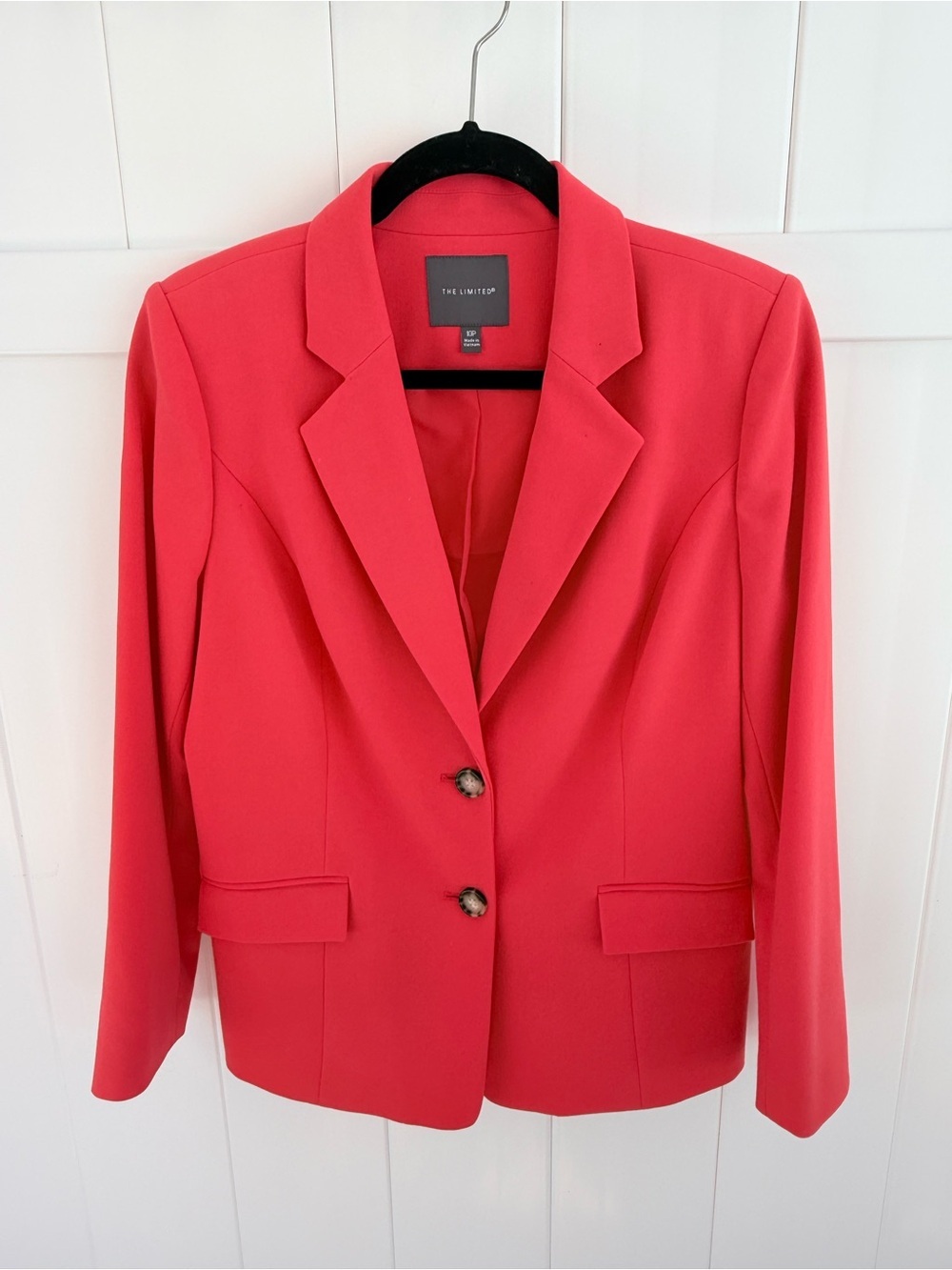 The Limited Bright Red Single-Breasted Blazer